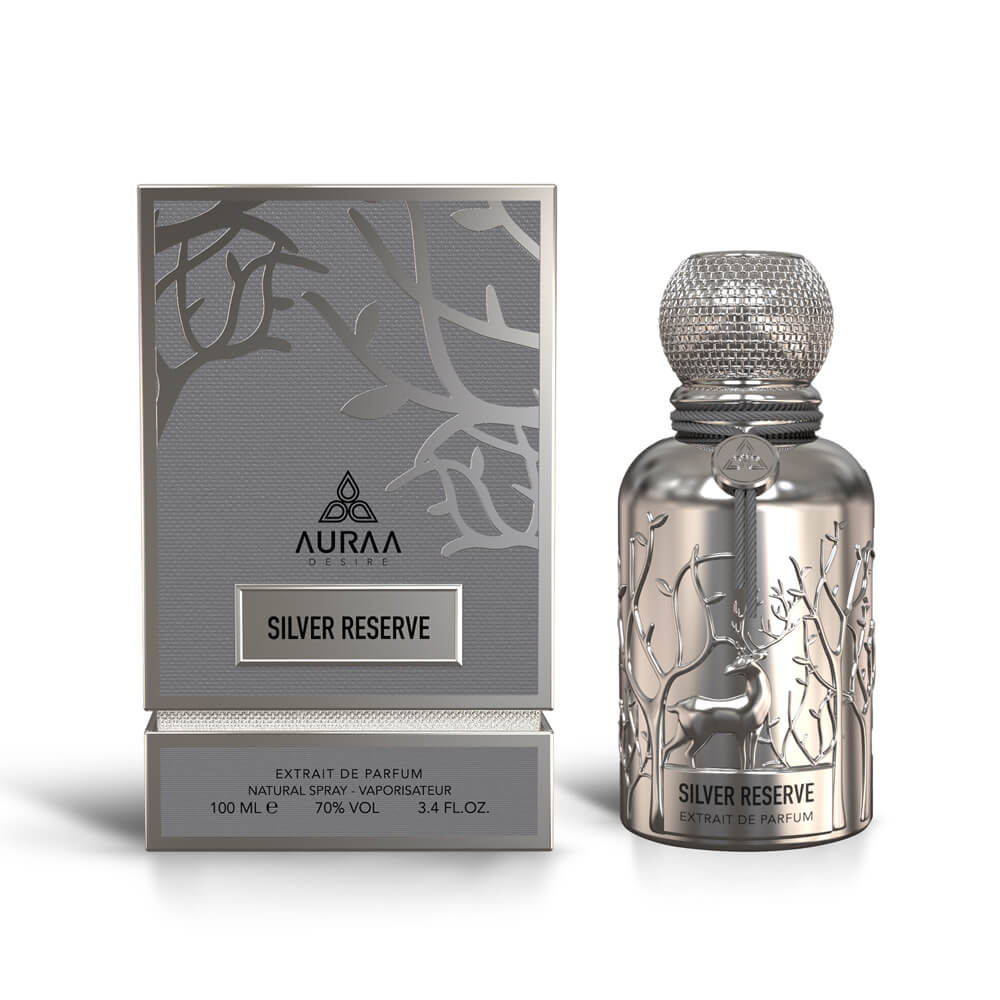 Auraa Desire Silver Reserve Estratto Profumo Uomo 100 ml — Profumo