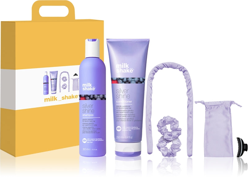 milk_shake® Silver Shine Gift Set confezione regalo per capelli biondi e con mèches 1 pz