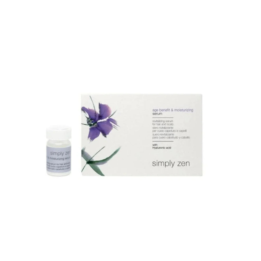 Feuchtigkeitsspendendes Haarserum Simply Zen Age zur Revitalisierung 12 x 5 ml