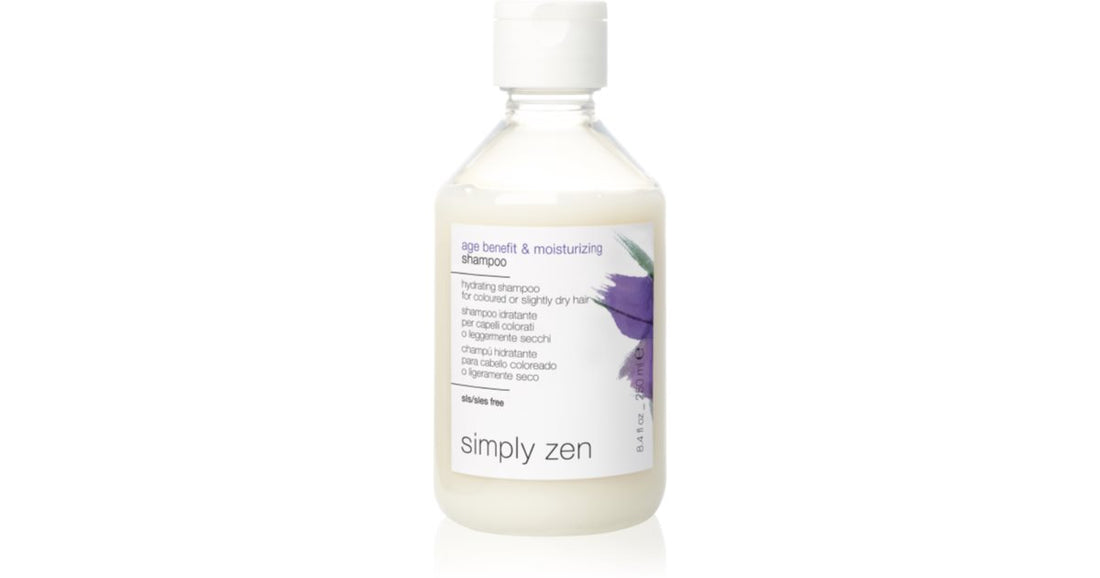 Simply Zen Ikä Benefit kosteuttava shampoo värjätyille hiuksille 1000 ml