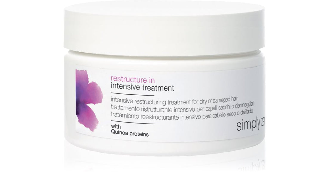 Simply Zen Reestructurar En tratamiento intensivo para cabello dañado y seco 200 ml