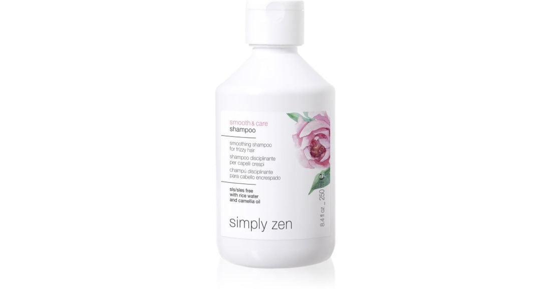 Simply Zen Smooth &amp; Care Gladmakende shampoo tegen kroeshaar 1000 ml