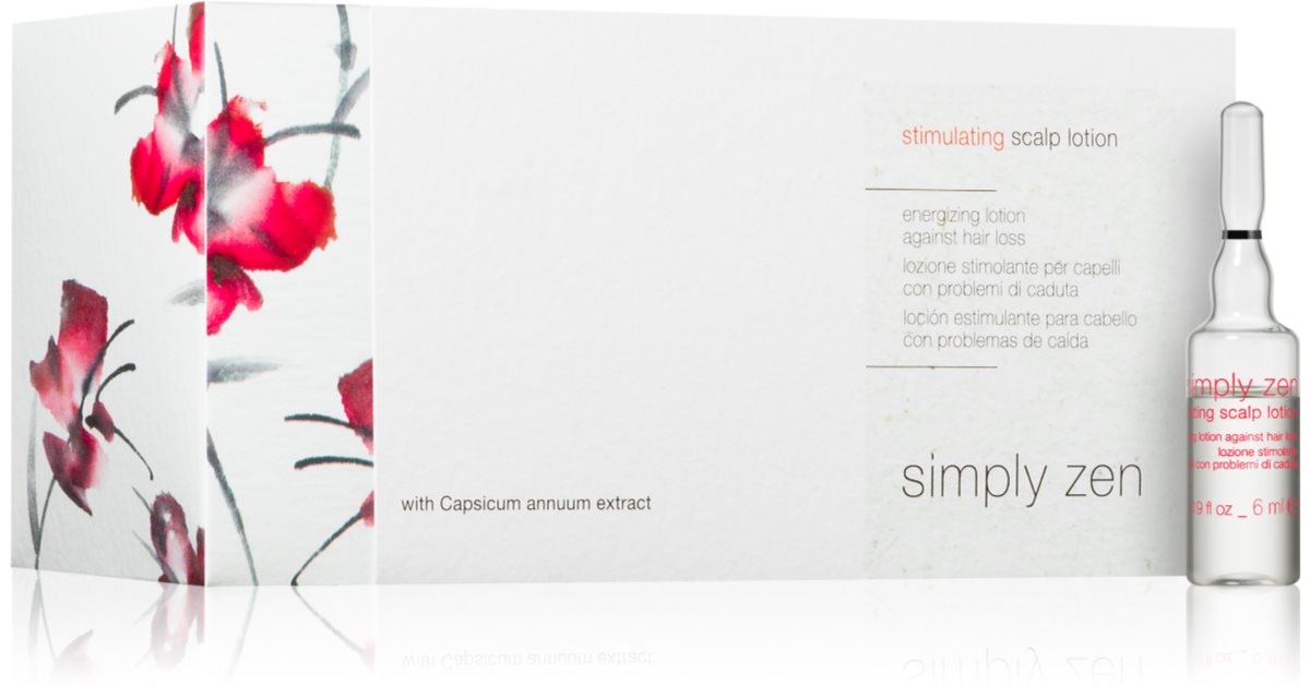 Simply Zen Loción Estimulante para el Cuero Cabelludo 8x6 ml