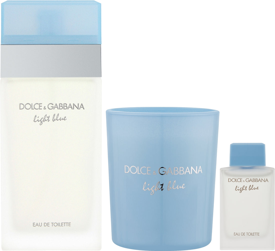Dolce &amp; Gabbana Light Blue Set (edt/50ml + candle/80g + edt/mini/4.5ml)