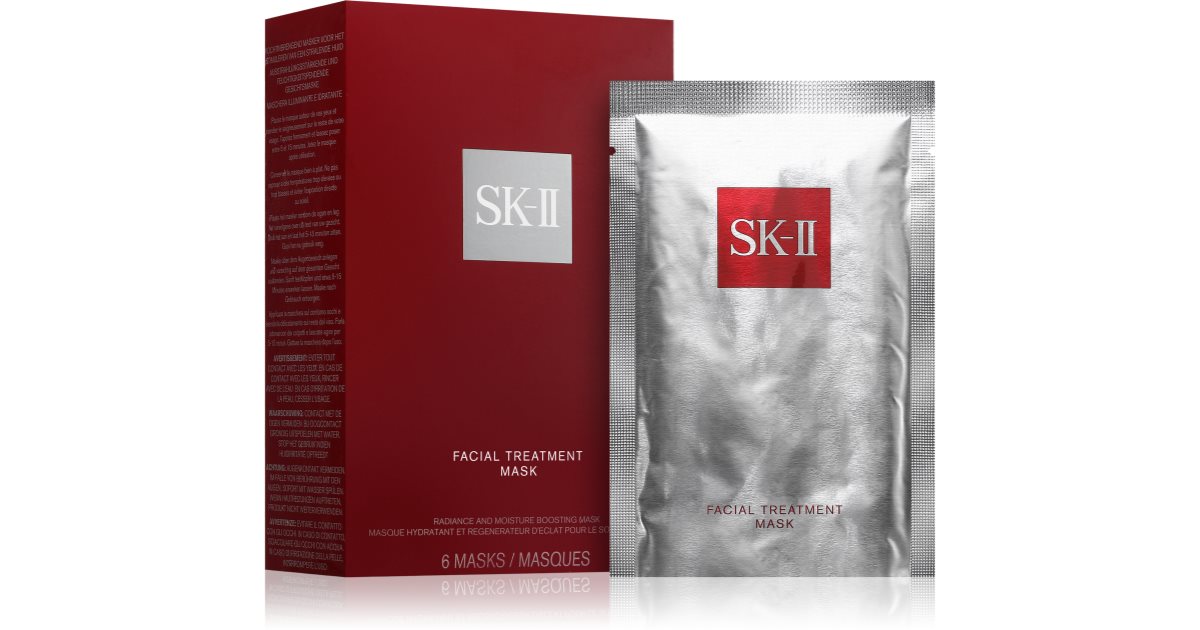 SK-II Behandling maschera ansiktsfuktighetskrem 6 stk