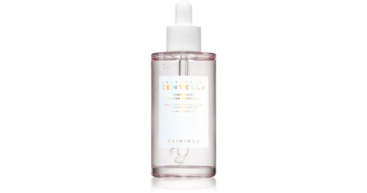 SKIN1004 Madagaskar Centella Poremizing Fresh Ampull avgiftande ansiktsserum för att jämna ut huden och minska porerna 100 ml