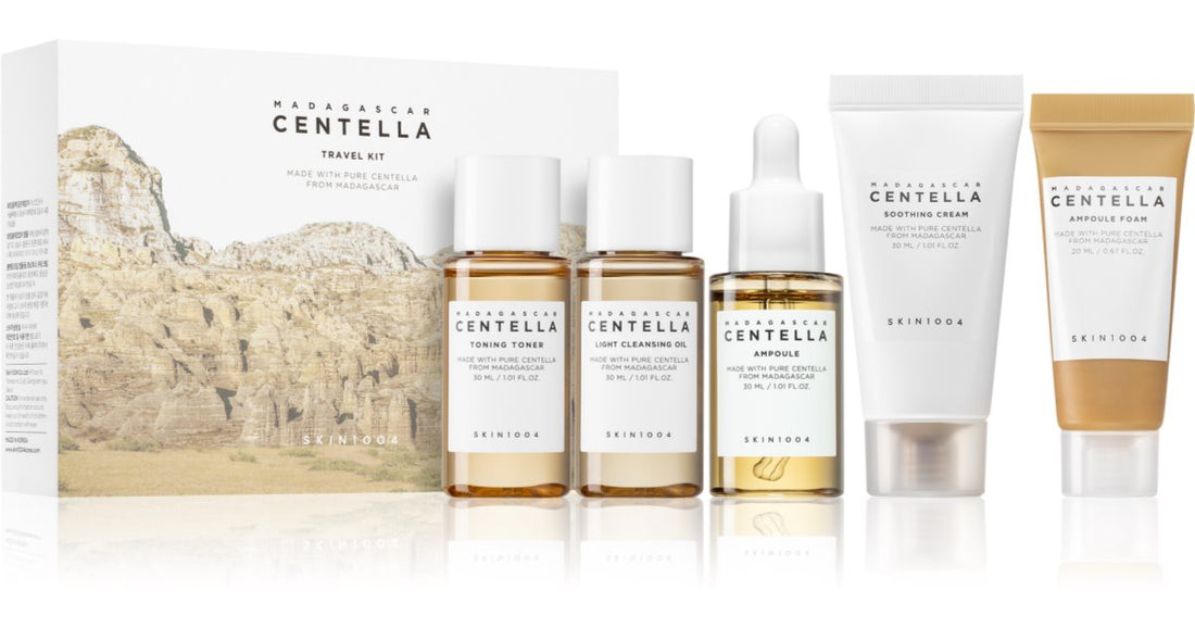 SKIN1004 Madagascar Centella Travel Kit (herkälle ja ärtyneelle iholle)