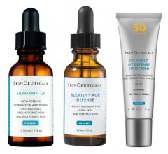 Skinceuticals Routine Anti-Imperfezioni + Solare — Sada na obličej