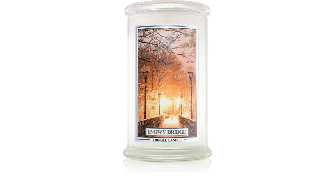 Kringle Candle Snowy Bridge candela profumata 624 g
