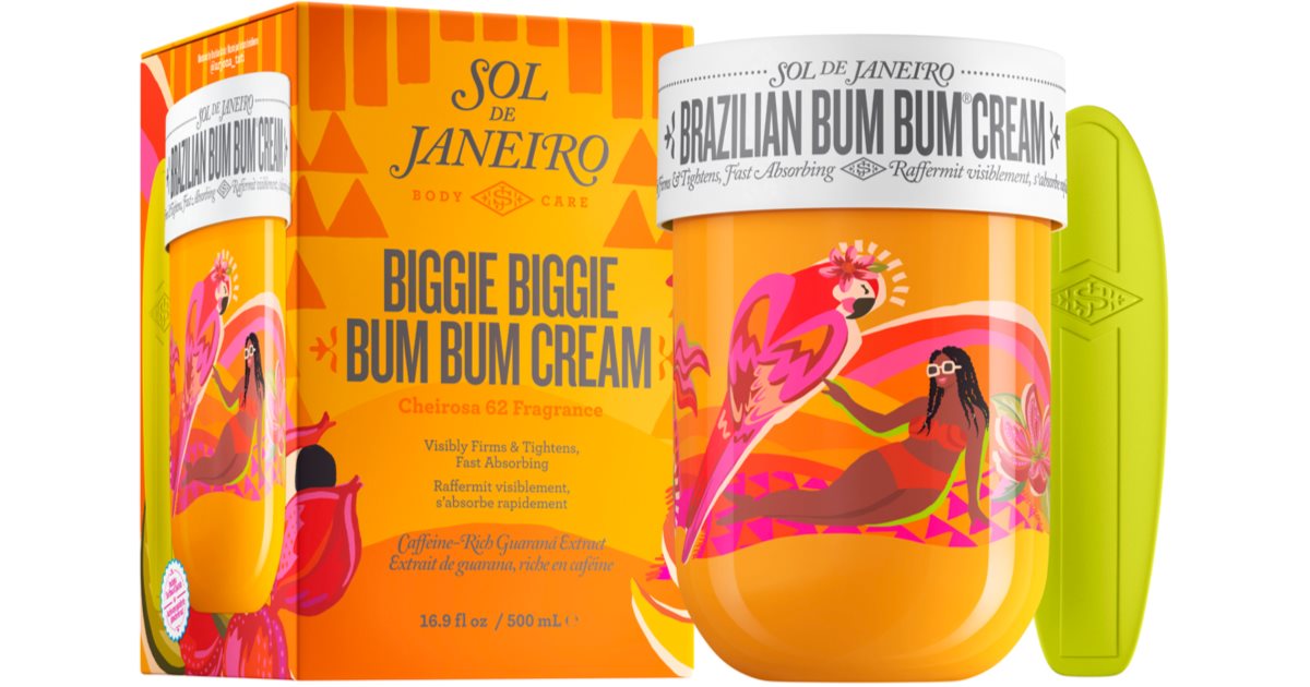 Sol de Janeiro Biggie Biggie Brazil Bum Bum crème raffermissante pour le corps en édition limitée 500 ml