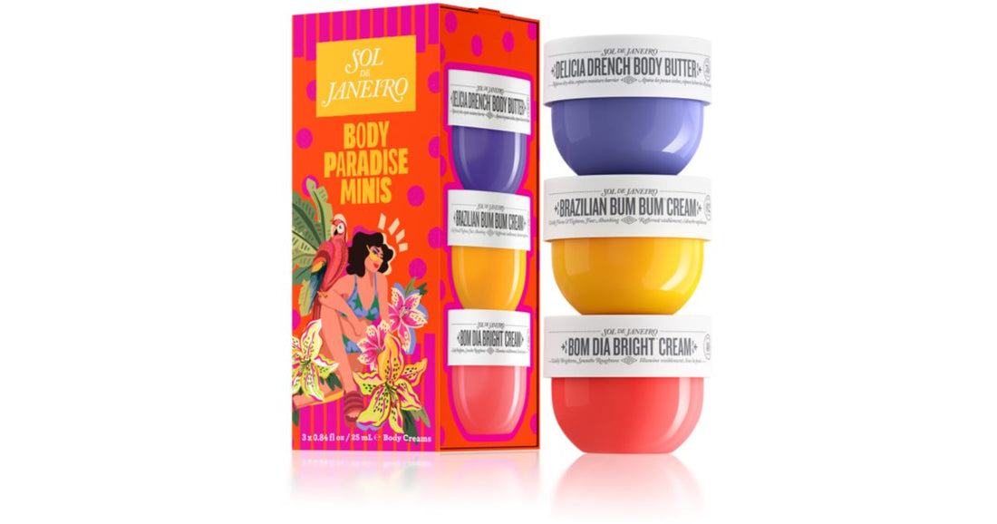 Sol de Janeiro علبة هدايا مرطبة ومغذية من Body Paradise Minis