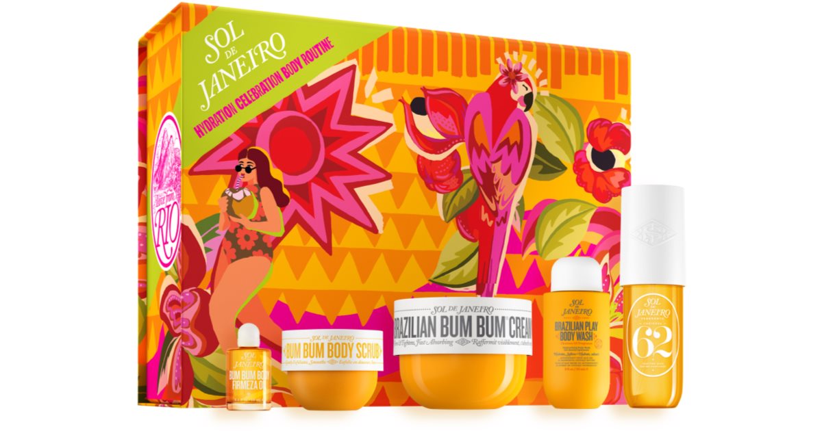 Sol de Janeiro Cutie cadou Hydration Celebration Body Routine (nutritiva si hidratanta) pentru femei