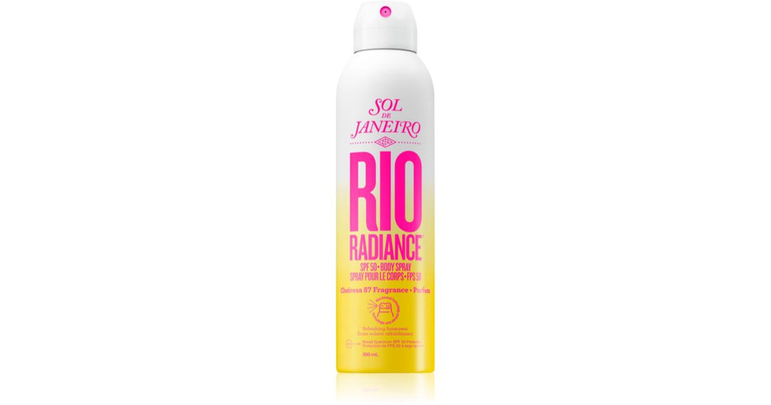 Sol de Janeiro Rio Radiance αναζωογονητικό και ενυδατικό σπρέι προστασίας δέρματος SPF 50 200 ml