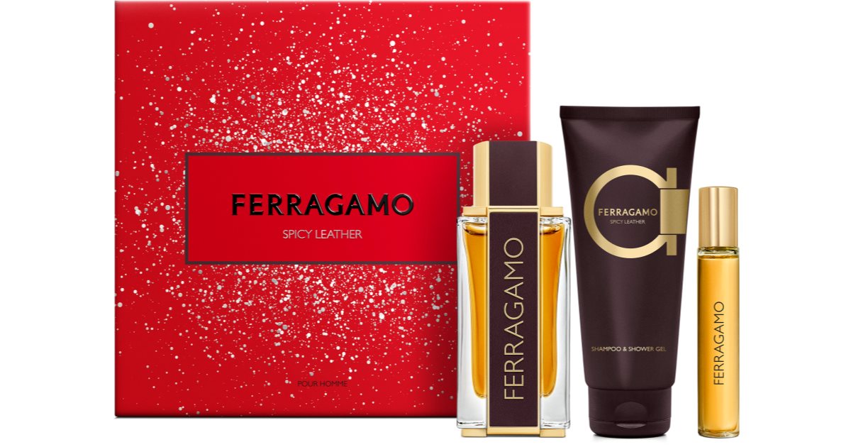 Ferragamo Spicy Leather presentförpackning för män 