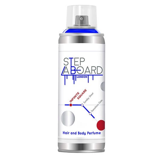 Step Aboard Infinite perfume para cuerpo y cabello cuadrado