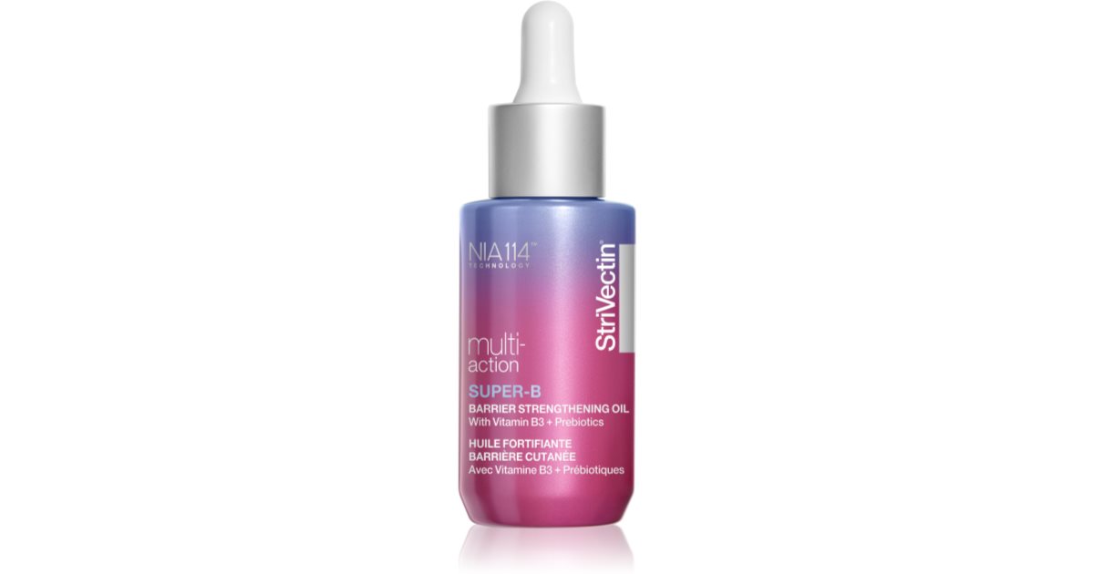 StriVectin 주름 방지 효과가 있는 멀티 액션 슈퍼-B 베리어 너리싱 페이스 오일 30 ml