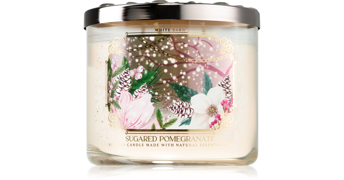 Bath &amp; Body Works Sugared Pomegranate Scented Candle 411g