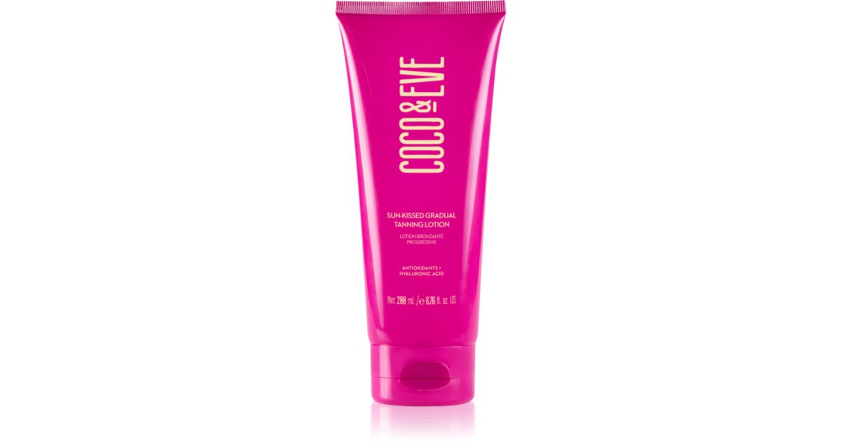 Coco &amp; Eve Sunny Honey Sun-kissed self-tanning milk for a gradual tan with Coco-Mango fragrance 200 ml
