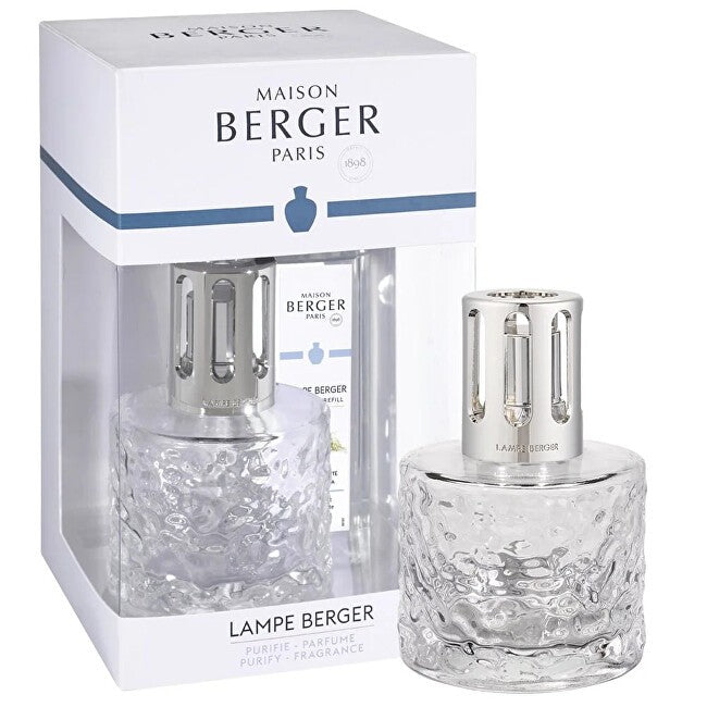 Maison berger paris Conjunto de presente para lâmpada catalítica Mirage Clear + refil de chá branco puro 250ml