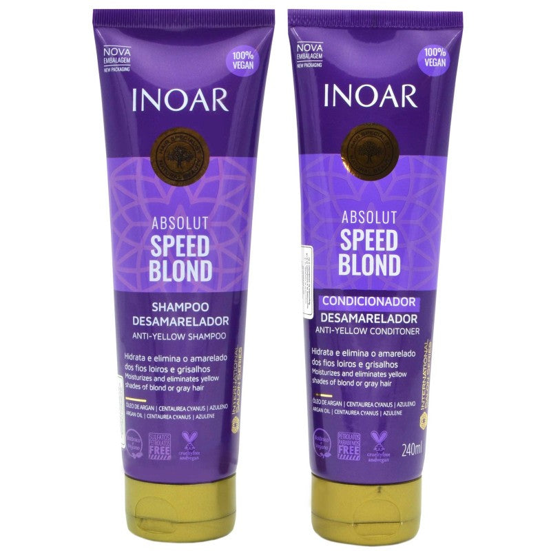 Inoar Speed Blond confezione duo 2x250 ml — Kuracja do włosów