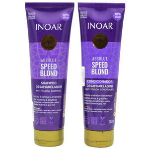 Inoar Speed Blond confezione duo 2x250 ml — 헤어 트리트먼트