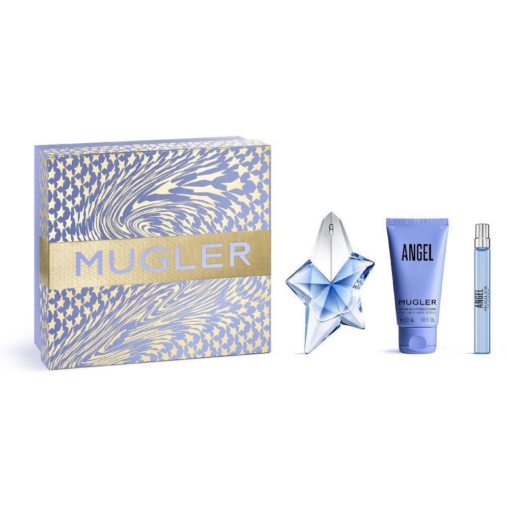 Thierry Mugler Angel 50 ml + 50 ml + 10 ml — Cofanetto eau de parfum donna