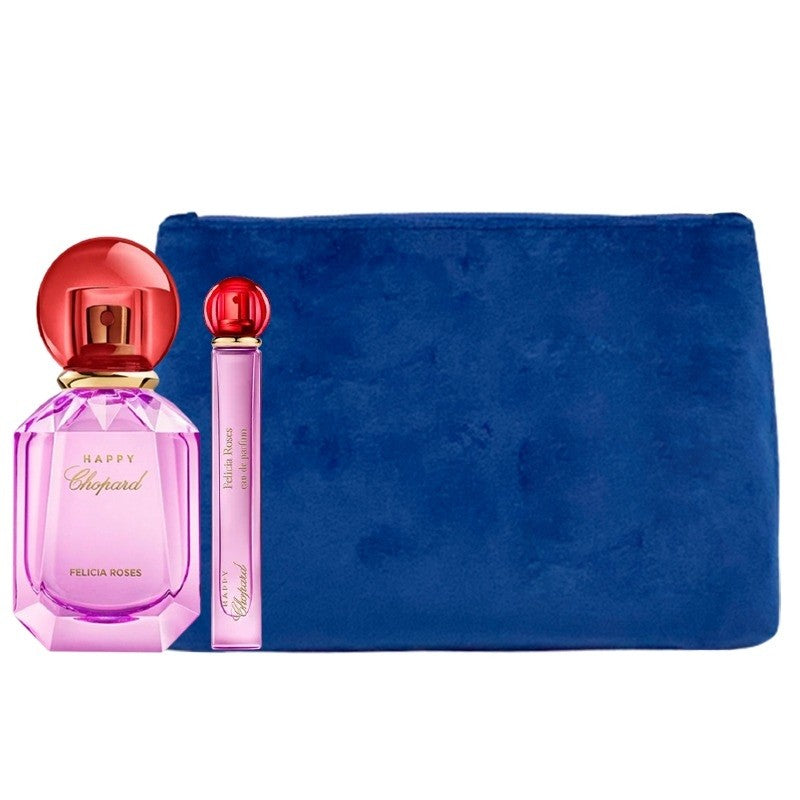 Luxe Naturals Chopard: Happy Felicia Roses, Eau De Parfum, voor vrouwen, 100 ml + Happy Felicia Roses, Eau De Parfum, voor vrouwen, 10 ml + Chopard, in synthetisch leer