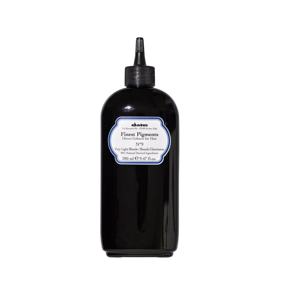 Davines, Brillance exceptionnelle, ingrédients naturels, pigment colorant pour cheveux, n° 9 blond très clair, 280 ml
