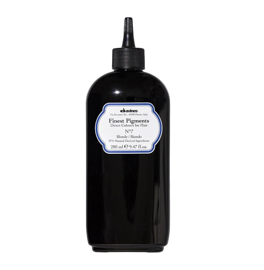Davines, Brillance exceptionnelle, ingrédients naturels, pigment colorant pour cheveux, blond n° 7, 280 ml