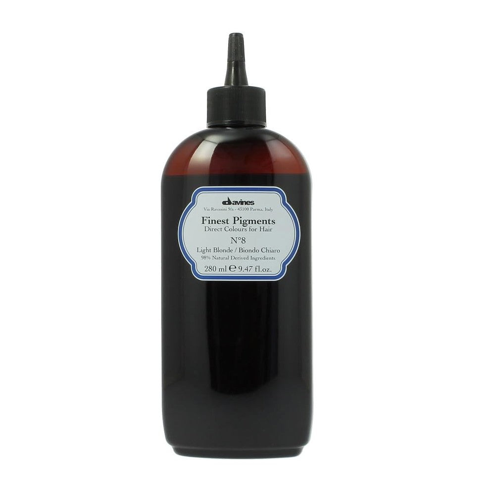 Davines, Brillance exceptionnelle, ingrédients naturels, pigment colorant pour cheveux, n° 8 blond clair, 280 ml