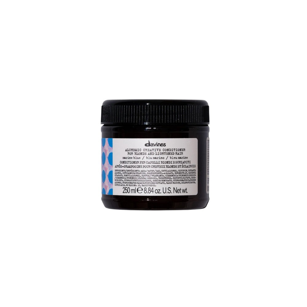 Davines, Alchemic, Hårbalsam, Marineblå, Forstærker farvevibrationer, 250 ml