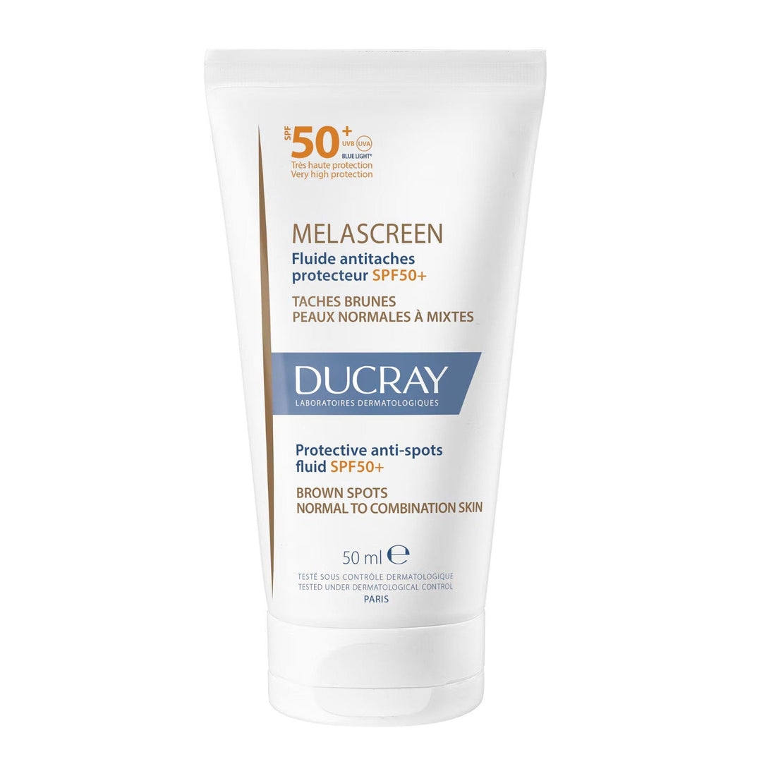 Ducray Melascreen Fluido Anti-macchie SPF 50+ 50 ml — Face Sunscreen Fluid