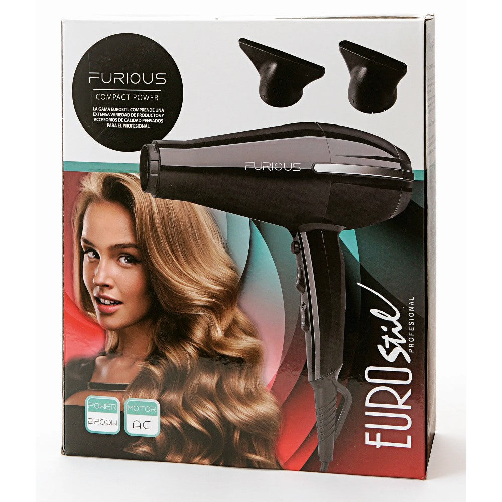 Eurostil Furius Asciugacapelli compatto 2200W — Asciugacapelli