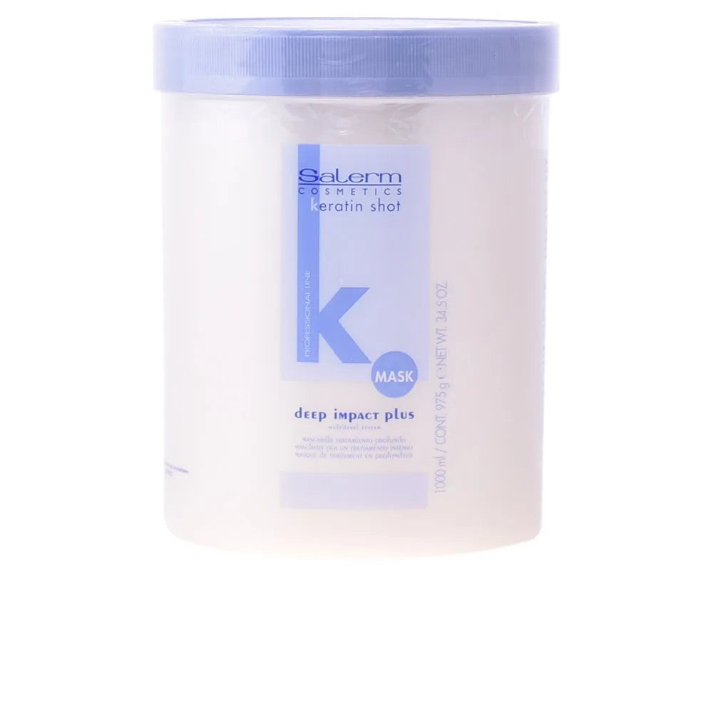 Salerm Cosmetics Maschera Keratin Shot Deep Impact Plus 1000 ml — Maska do włosów