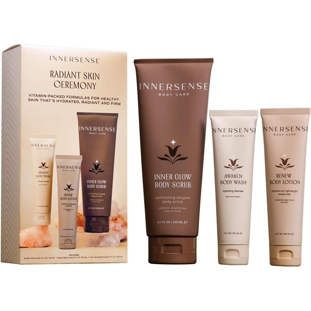 Innersense Radiant Skin Ceremony Set cura corpo — Zestaw do ciała