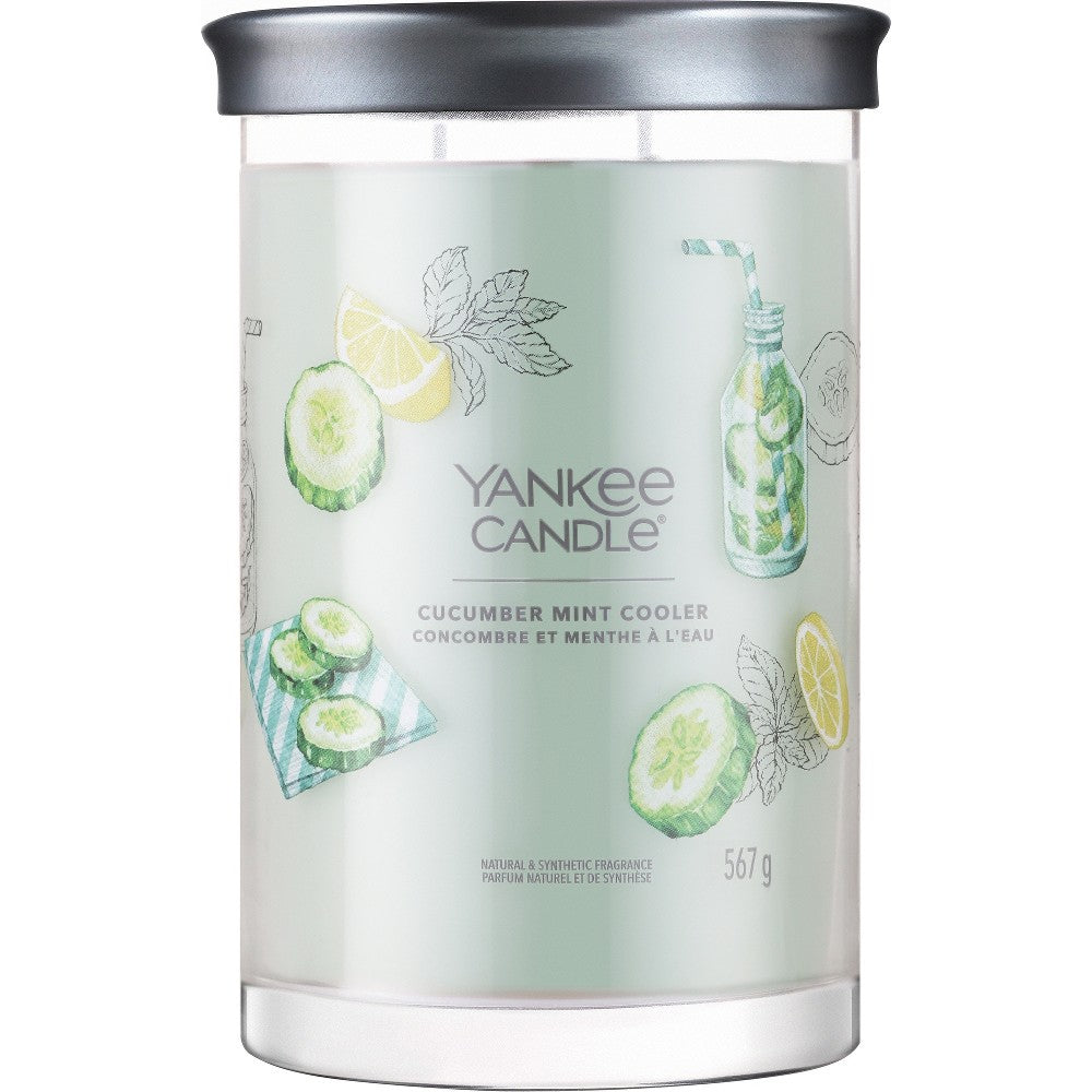 Yankee Candle Cucumber Mint Cooler 567 g — Αρωματικό Κερί
