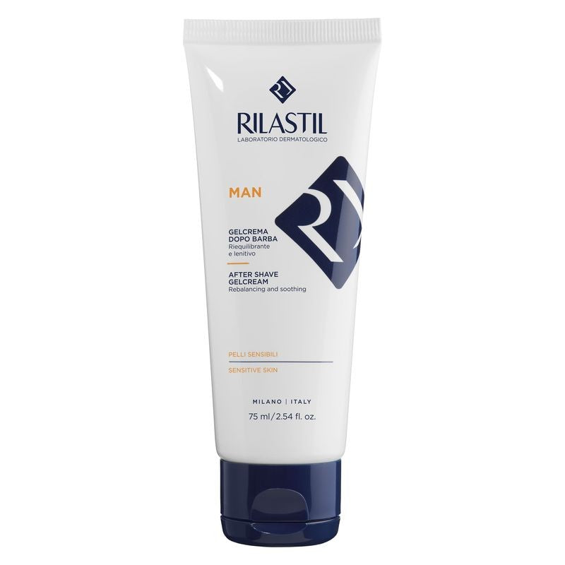 Rilastil Man Gelcrema After Shave Återbalanserande och Lugnar 75 Ml 