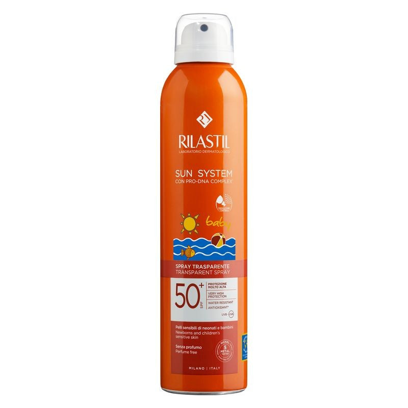 Rilastil Sun System Baby Spray Transparent Spf 50+ 200 Ml 