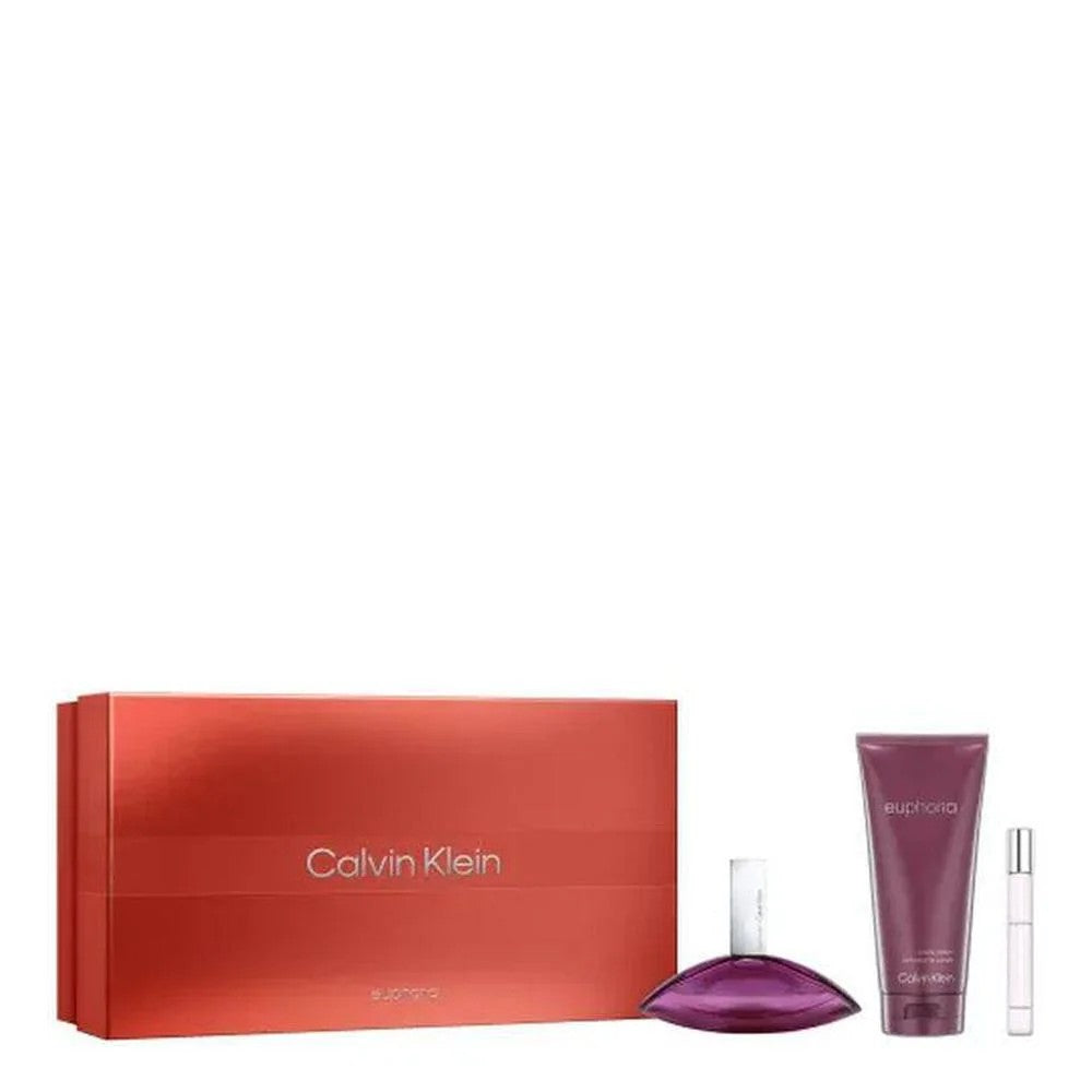 Calvin Klein Euphoria geschenkset voor dames met reisformaat 