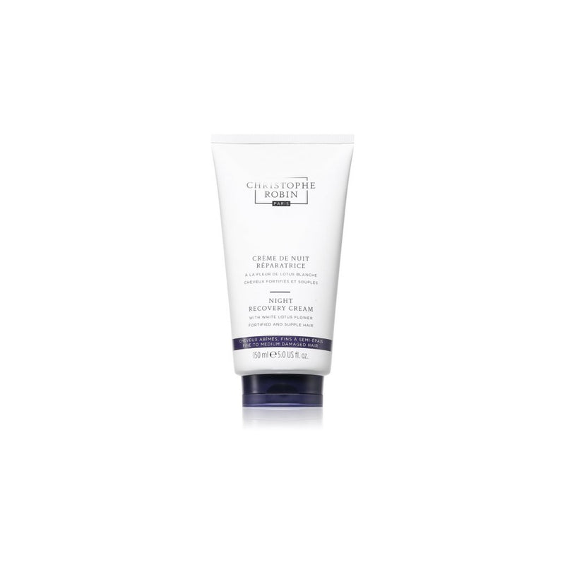 Christophe Robin Night recovery light cream nattregenererende krem for hår 150 ml 