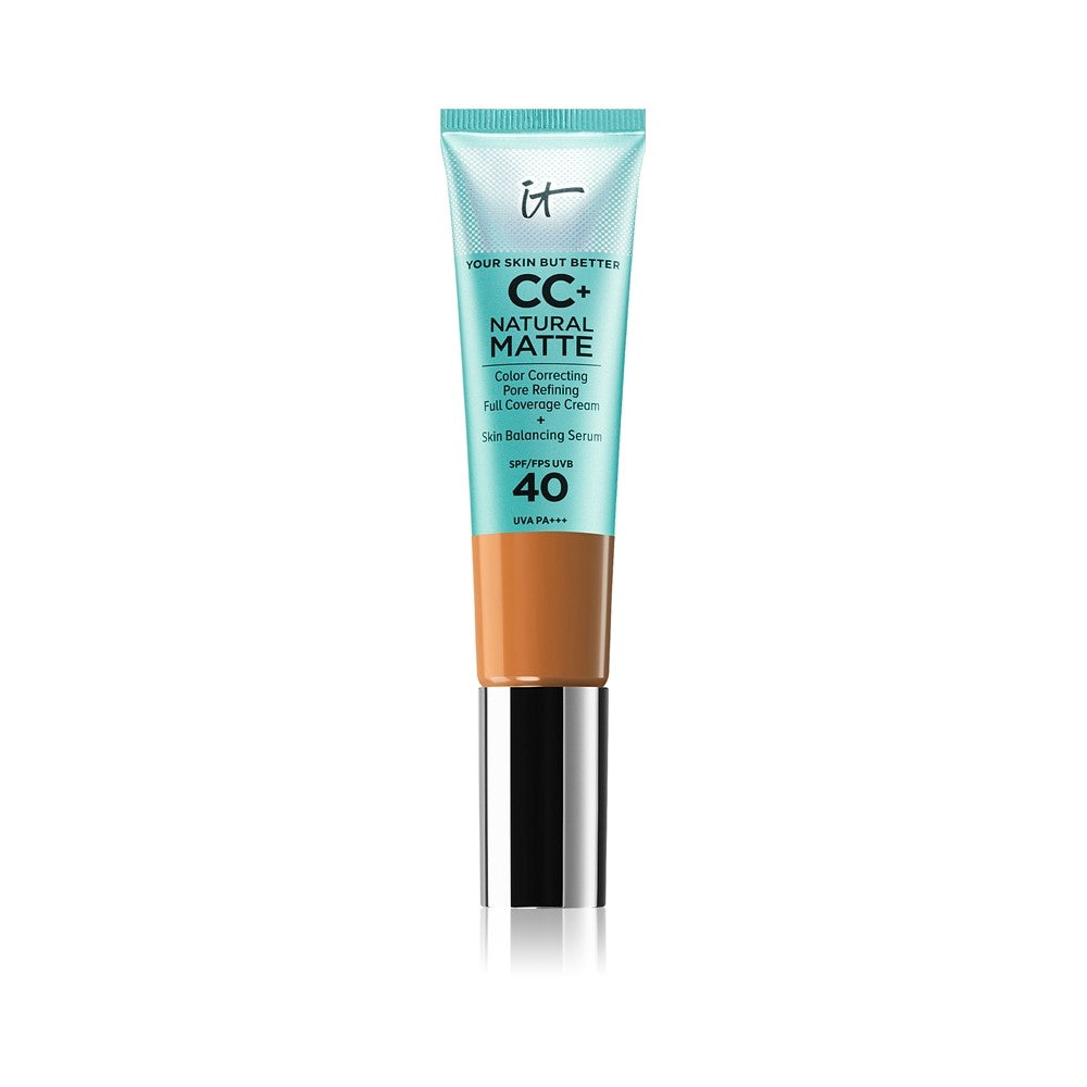IT Cosmetics Your Skin But Better CC+ Natural Matte CC cream για ματ αποτέλεσμα SPF 40 Rich 32 ml 