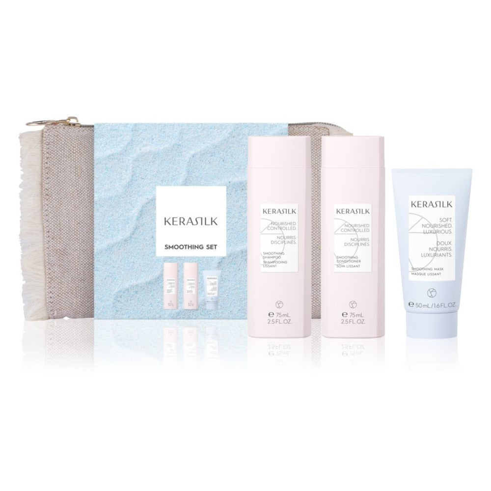 KERASILK Essentials Set zestaw podróżny do prostowania włosów 3 szt. 