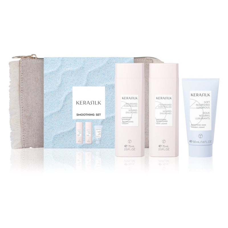 KERASILK Essentials Set reisesett for å glatte håret 3 stk 