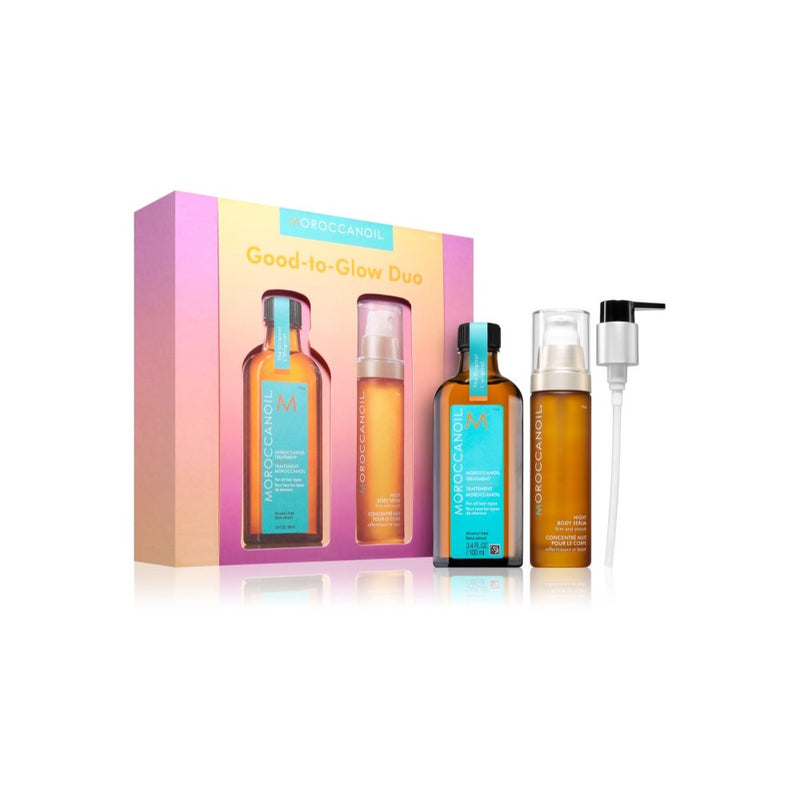 Moroccanoil Good-to-Glow Duo 2 pz — Set Capelli e Corpo