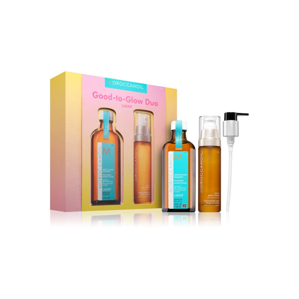 Moroccanoil Good-to-Glow Duo Light 1 pz — Set Capelli e Corpo