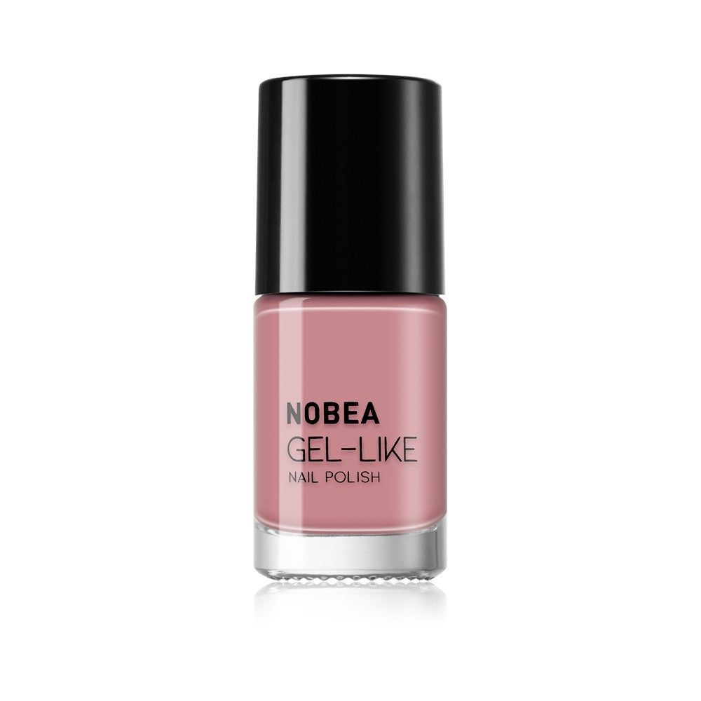 NOBEA Day-to-Day Gel-liknande Nagellack gel-effekt nagellack färg Timid pink 