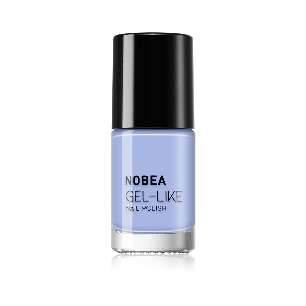 NOBEA Day-to-Day Gel-like Nail Polish gel-liknande nagellack färg Sky blue 