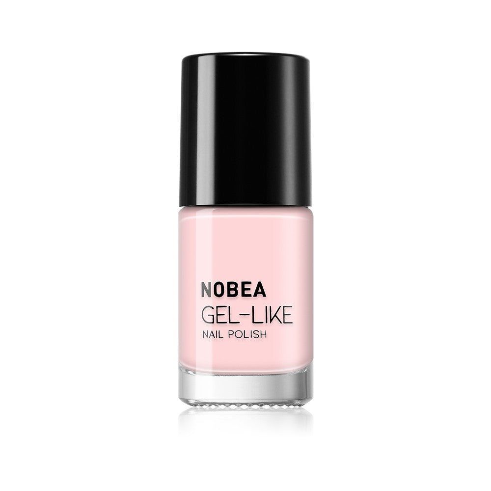 NOBEA Day-to-Day Gel-like Nail Polish geelimäinen kynsilakka sävy Mademoiselle nude 