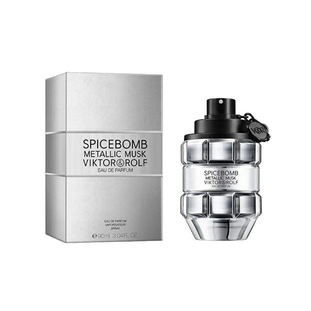 Viktor &amp; Rolf Spicebomb Metallic Musk Eau de Parfum pentru bărbați 90 ml 