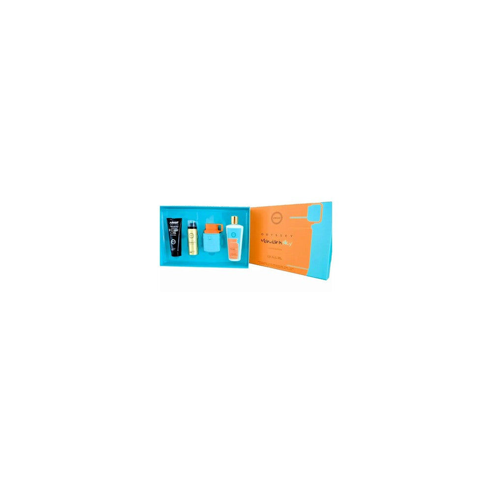 Armaf Odyssey Mandarin Sky Sett Eau de Parfum 100 ml, Kroppsspray 50 ml, Dusjgelé 100 ml og Sjampo for Menn 250 ml - 100 ml 